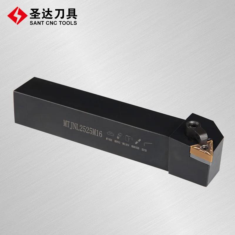 External Turning Tool Holder MTJNR with TNMG inserts for CNC Lathe Machine