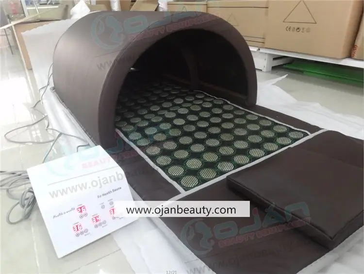 Best selling product infrared sauna dome spa capsule with jade and tourmaline stones
