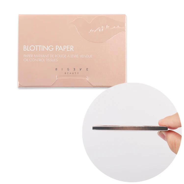 hot sale oil blotting paper absorbent facial sheets makeup blush tissue paper