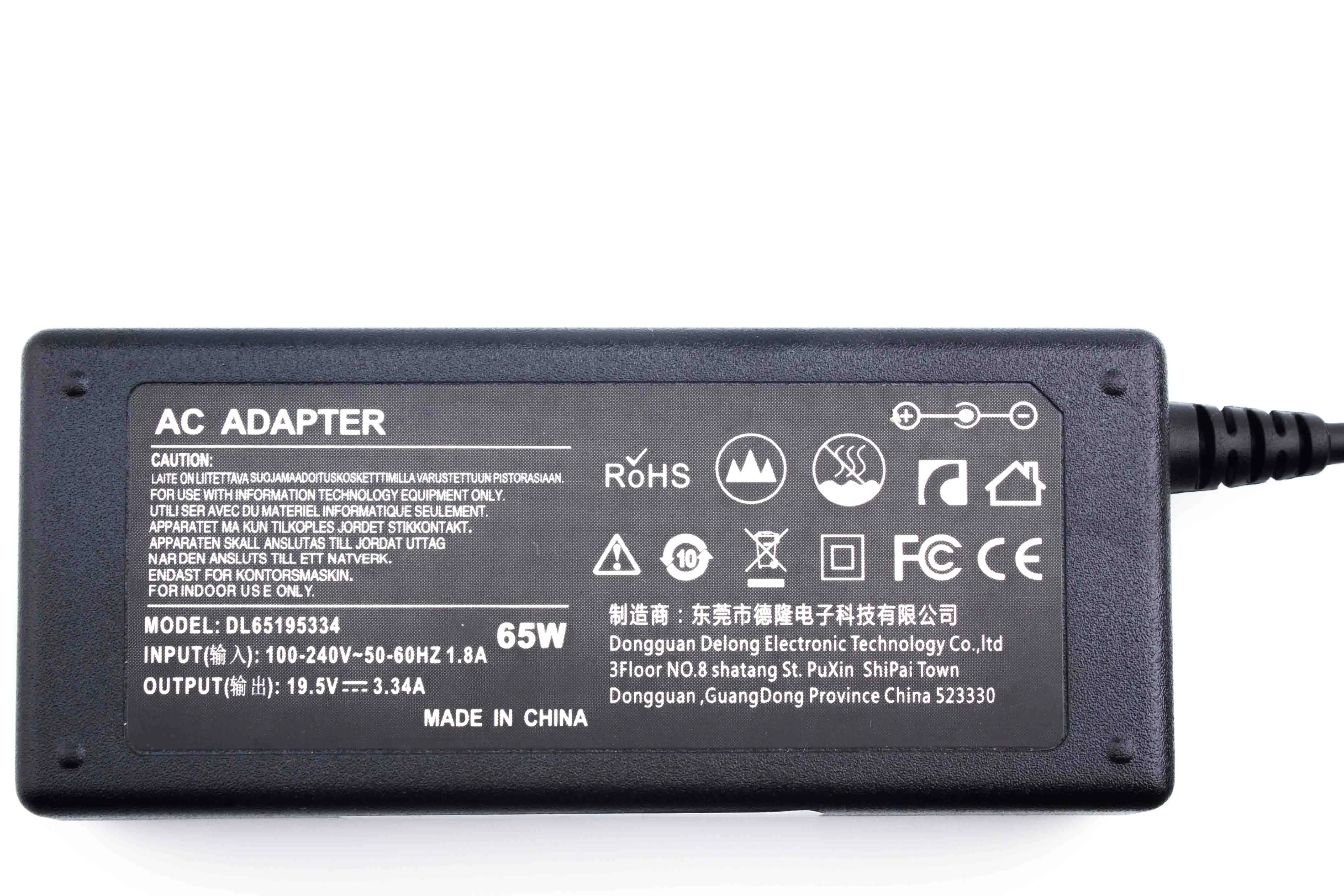 New Products Unique Arrivals 65W 19.5V 3.34A Cheap Laptop Adapters Notebook Charger for Dell Laptop Charger Big Pin