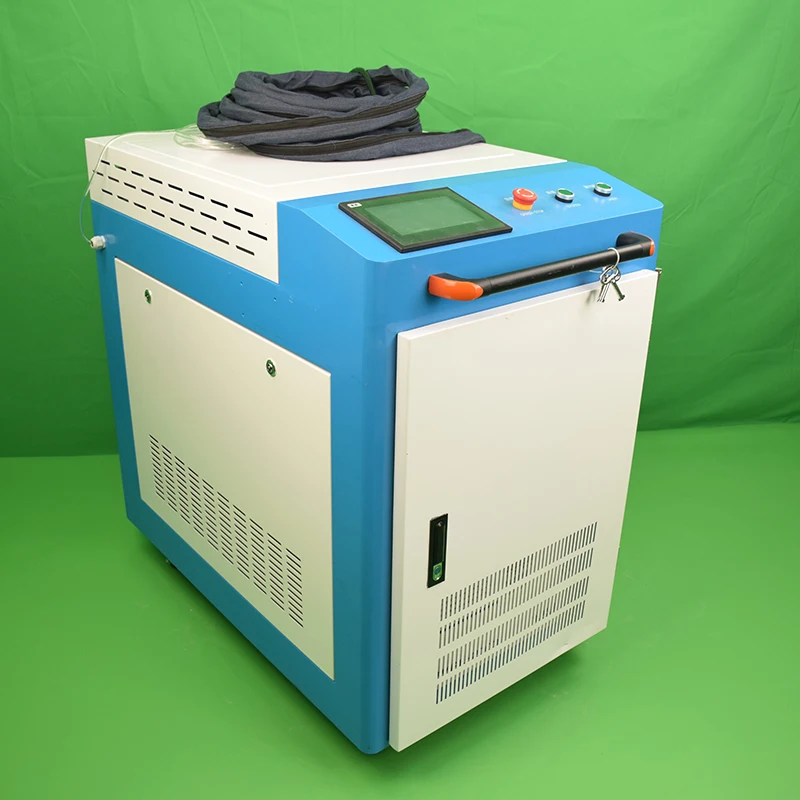 New 1000W Fiber Cleaning Machine Easy Operate Water Metal Wood Stone Aluminum Stainless Steel Paper Other Materials-from Max