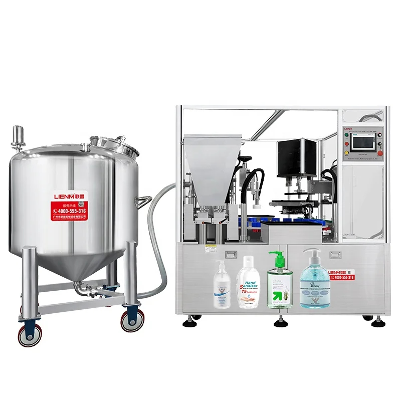 Высококачественная автоматическая машина для розлива бутылок Lienm