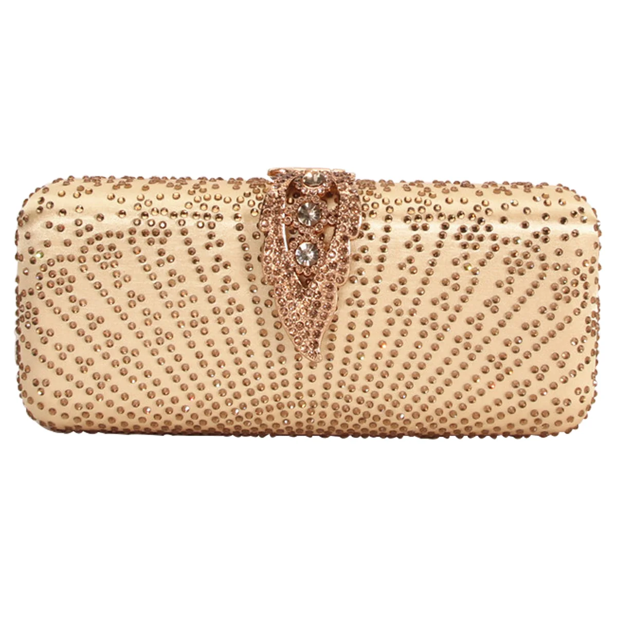 Женская сумка через плечо с кристаллами