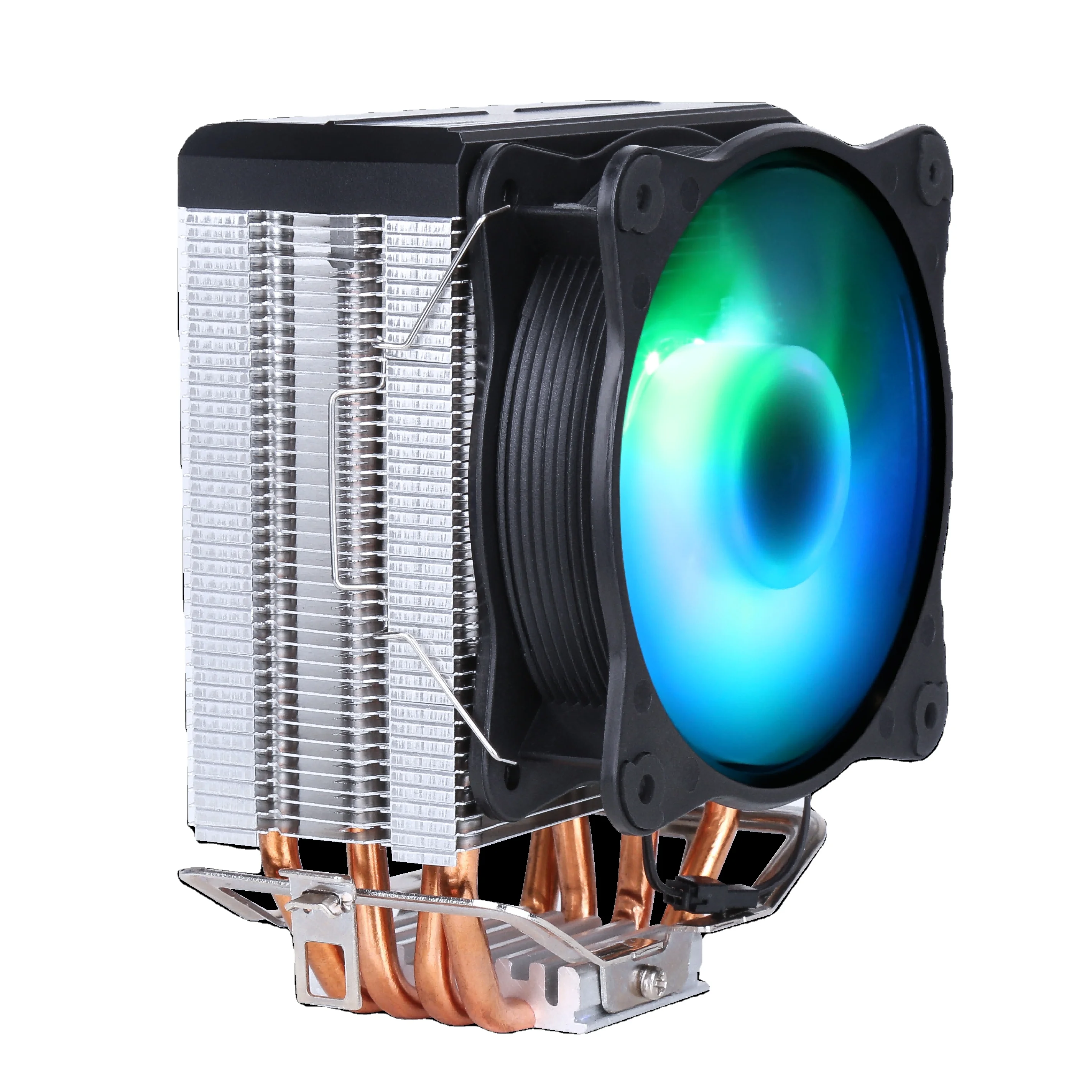 SAMA Розничная LGA 1700 1200 1366 115X 4 теплопроводов холодильник 90 мм ARGB светодиодный lil процессор радиатор охлаждения игровой ПК чехол Вентилятор охлаждения ПК процессорный кулер