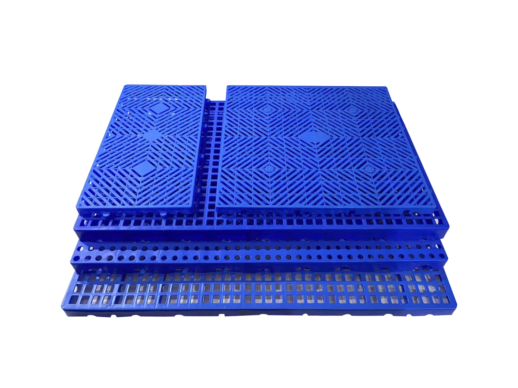 300*300*25mm Waterproof mat plastic warehouse floor mat Supermarket freezer floor car washes mat grid pallet slatted floor