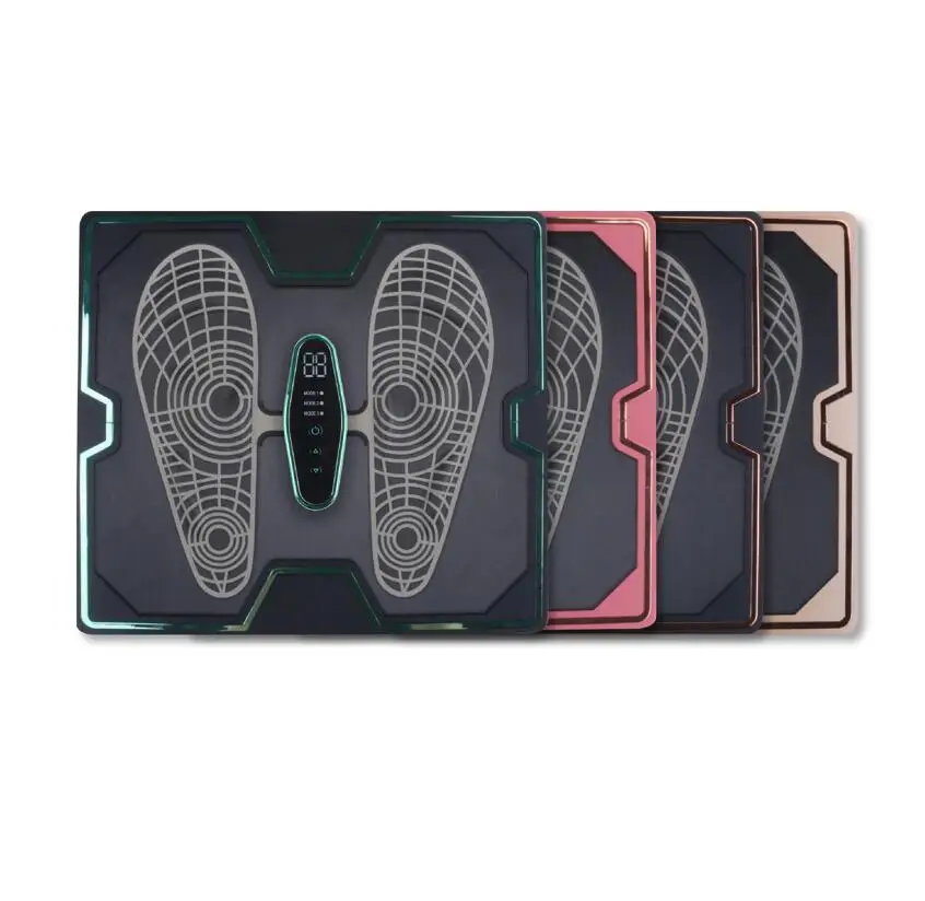 Wholesale Electric Ems Foot Massage Mat Pad Foot Muscle Stimulator Pain Relief 3 Modes Pulse Ems Foot Massager Machine