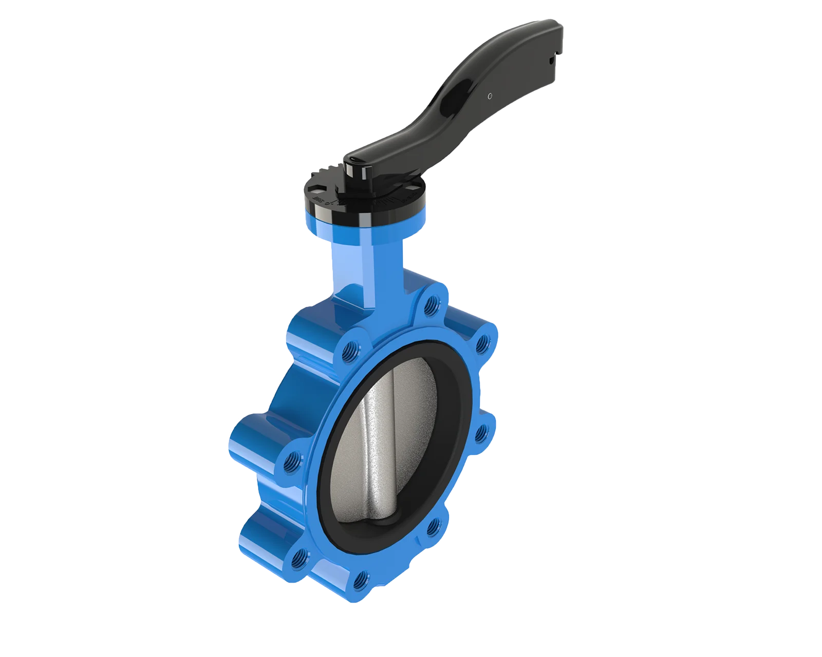 high quality water supply lugged type butterfly valves with Aluminum hand bar
