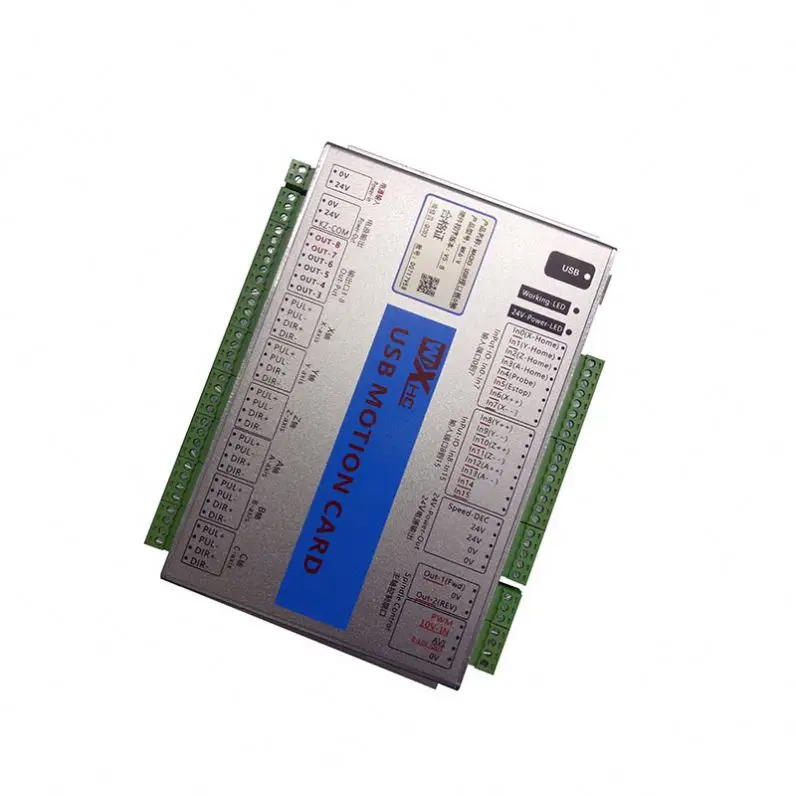 TEBAK Breakout Board 2000kHz Mk4 MK3-V Mach3 3axis Cnc Controller USB Link Type Mach3 USB Motion Card CNC Control Card