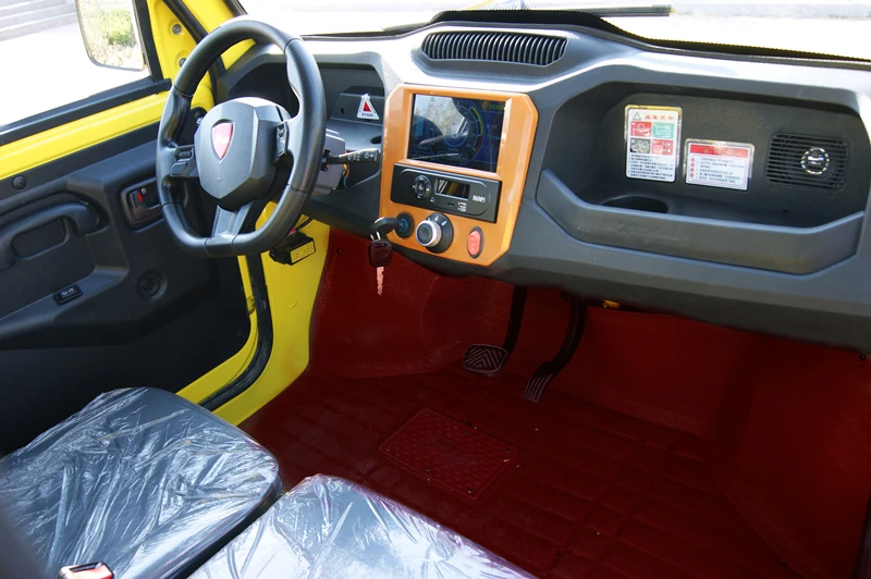 China High Performance 4 Wheel 2 Seats Chang li Model Mini Electric Pickup Car Truck For