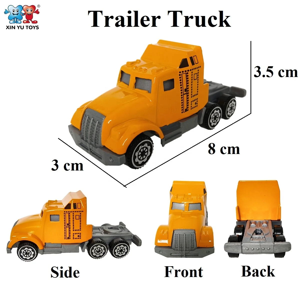 XINYU Construction Toys Vehicles Fire Fighting Truck Truck for Children Diecast Metal Cars