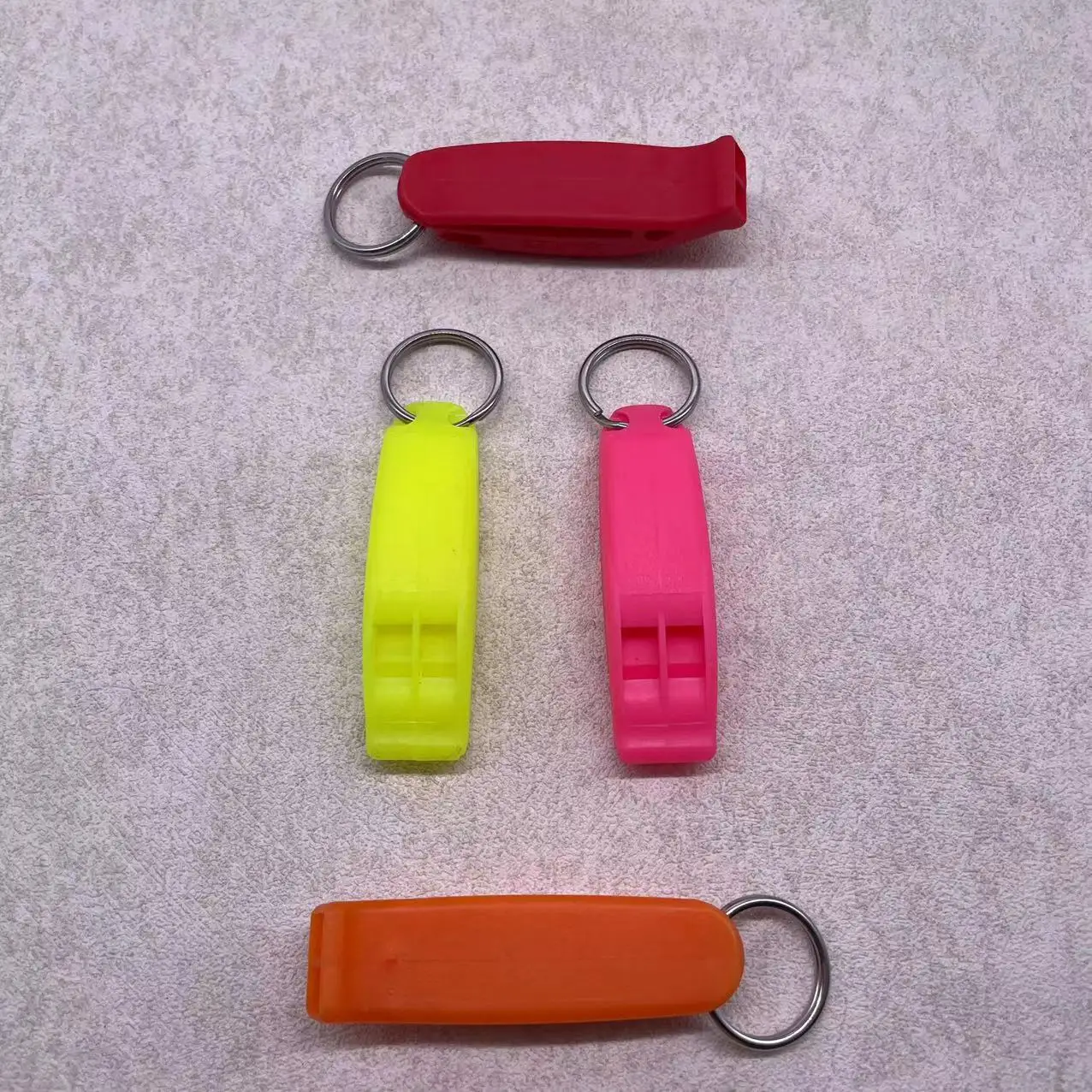 DPR Brand scuba diving safety whistle with split ring or rope all colors