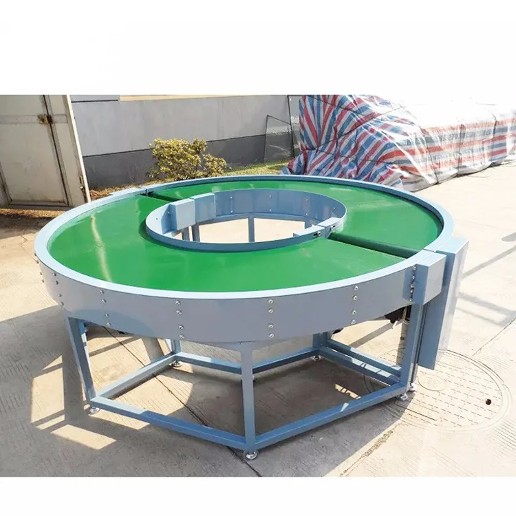Factory customization PVC green flat belt conveyor system Design food grade belt conveyor