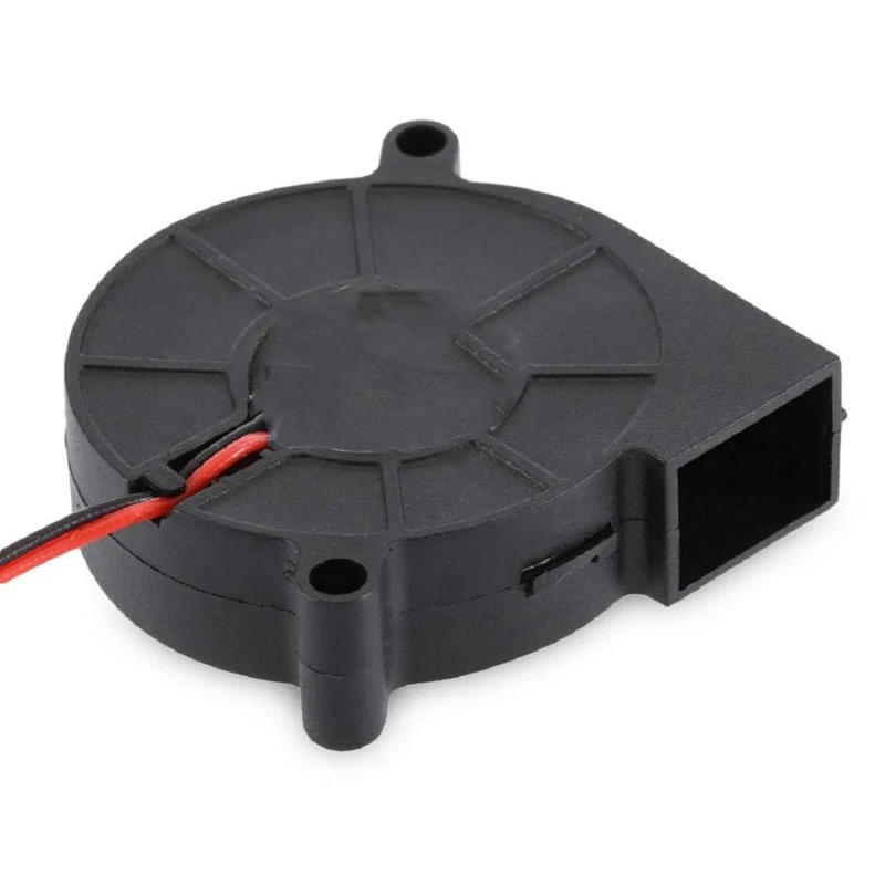 3D Printer Parts Cooling Blower Fan Ultra Quiet Turbine Small DC Blower 5015 for 3D Printer Circuit Board 12V 24V