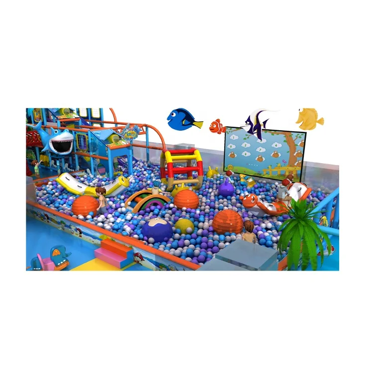 Cowboy CE Certificated Adventure Children Commercial Funny Soft Play Kids Indoor Playground Equipment with Ball Pool Donut Slide