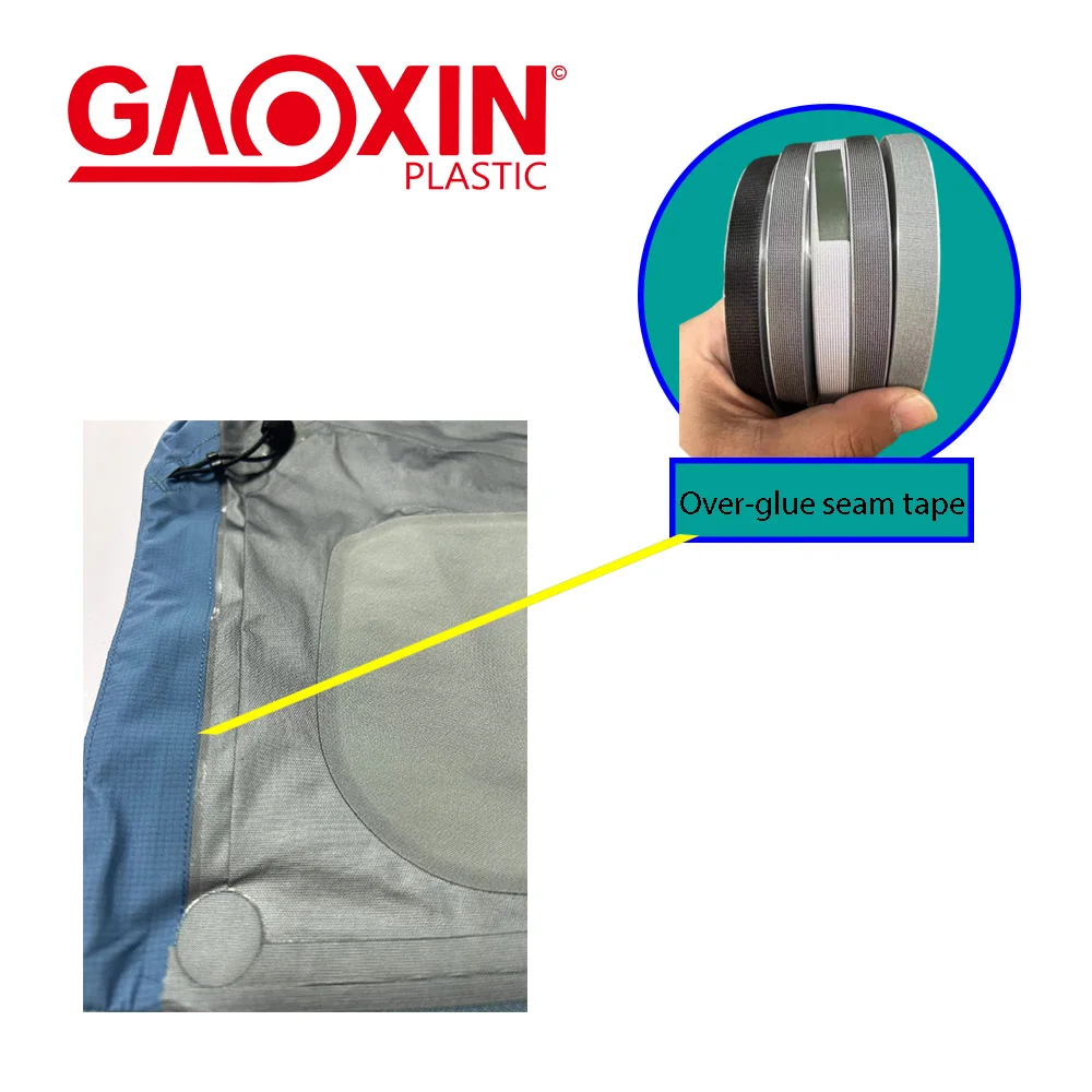 Waterproof Repair Tape 3-ply Hotair Seam Tape Over-glue Seam Tape for Clothes Waterproof Fabric