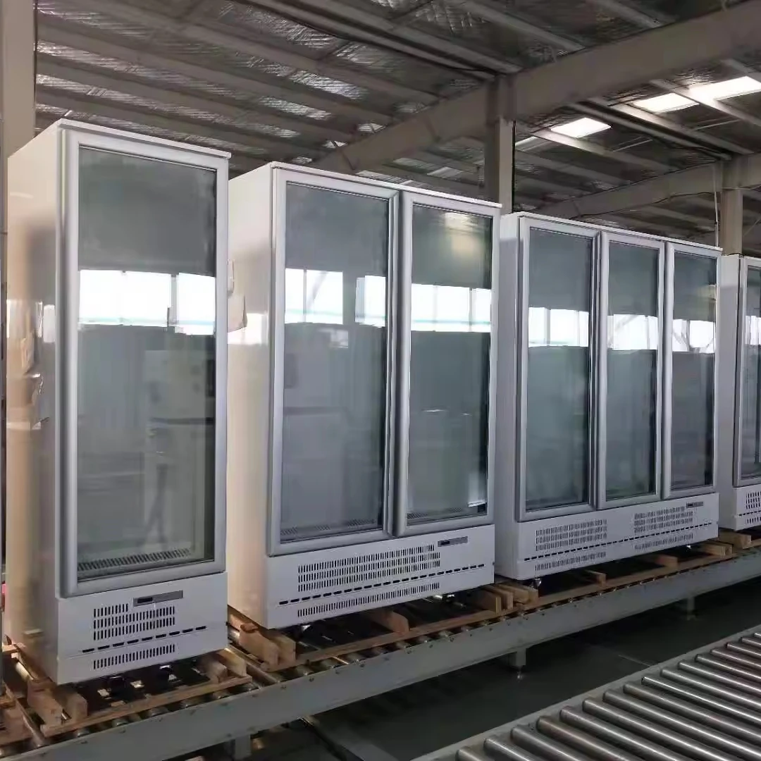 Commercial Single Door Cold Drink vertical showcase cooler Glass Door Refrigerator Display Transparent Door Fridge