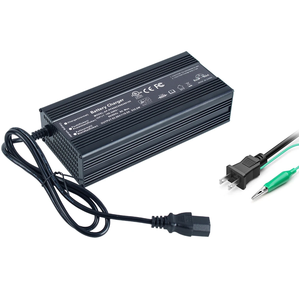 60 Volts 63v 67.2v 71.4v 73v 8 Amp charger CE PSE UL  for Lead-acid LFP Battery NMC Lithium battery pack