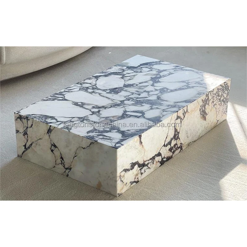 Italian Calacatta Natural Marble White Marble Natural Purple Calacatta Viola Marble  Big Slab  Competitive Price