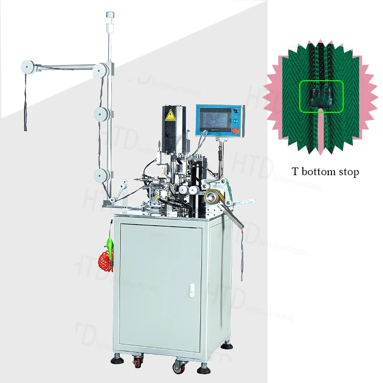 Нейлоновая молния монофиламентная пленка Нижняя Стопорная машина