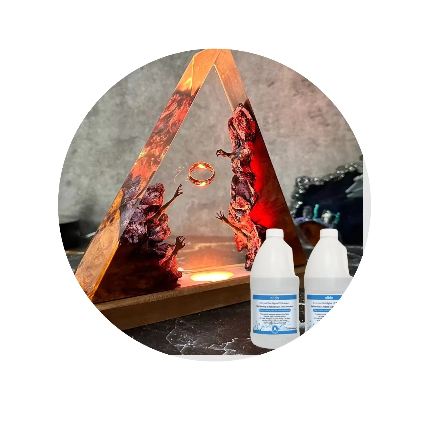 Expertly Manufactured DIY Epoxy Resin Kit for Jewelry Making Art Crafts Woodworking-Popular Adhesive Sealants Trusted Suppliers