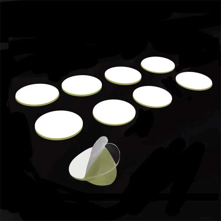 LongTai 24pcs/Sheet Jelly VHB Acrylic Transparent Invisible Adhesive Waterproof Sheet Double-Sided Nail Stickers