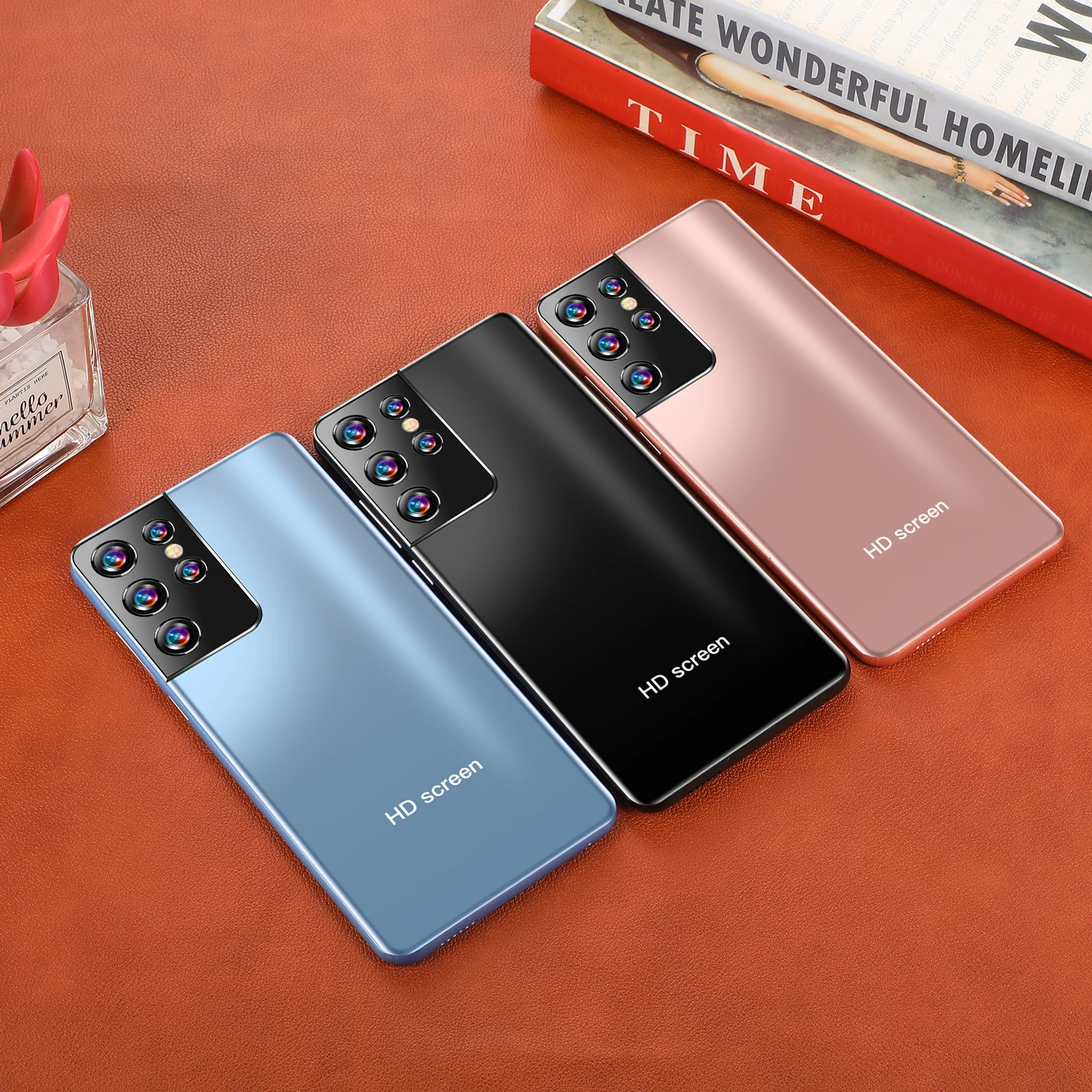 Global version S21 Ultra 6.38inch Unlocked cellphone 5000mah Dual sim card phones HD Camera 24MP+48MP 12GB+512GB mobile Phones