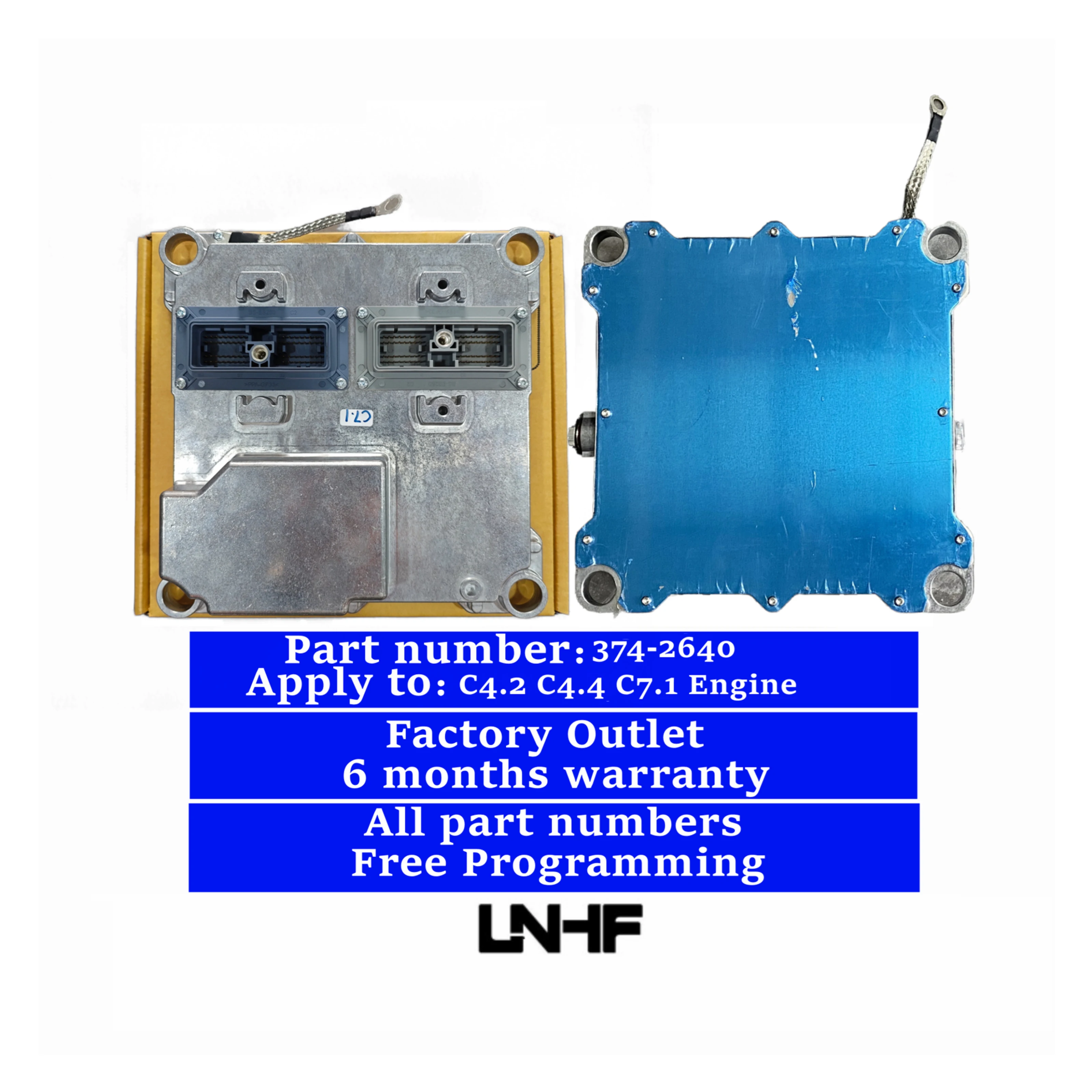 LNHF Construction Machinery Parts C7.1 C4.2 C4.4 Engine  Excavator Computer ECM Controller 347-2640 for Caterpillar
