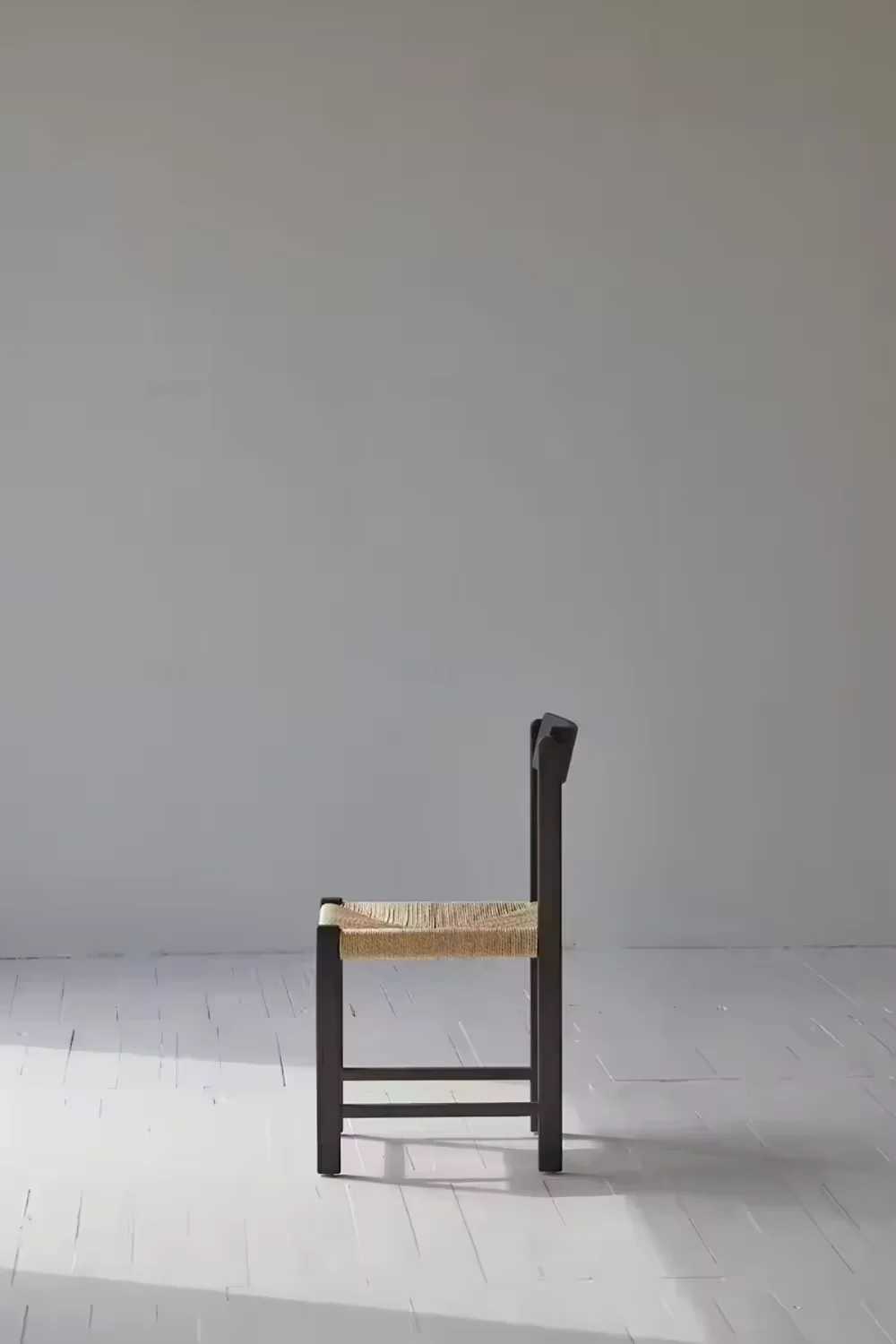 Vintage Design Armchair Antique Oak Paper Cord Comfortable Casual chairs modern luxury armchairs