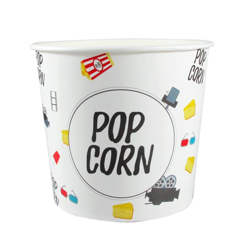 Food Grade Paper Customize Print Popular Logo Large Size 28oz 46OZ 32 OZ 64oz 70oz 85oz 130oz Fried Chicken Bucket Popcorn Tubs