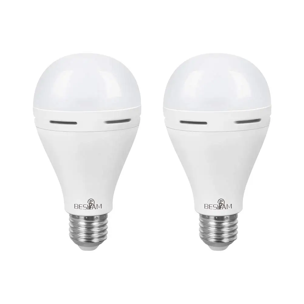 led emergency bulbs with battery powered light bulb socket 6W  6500K
