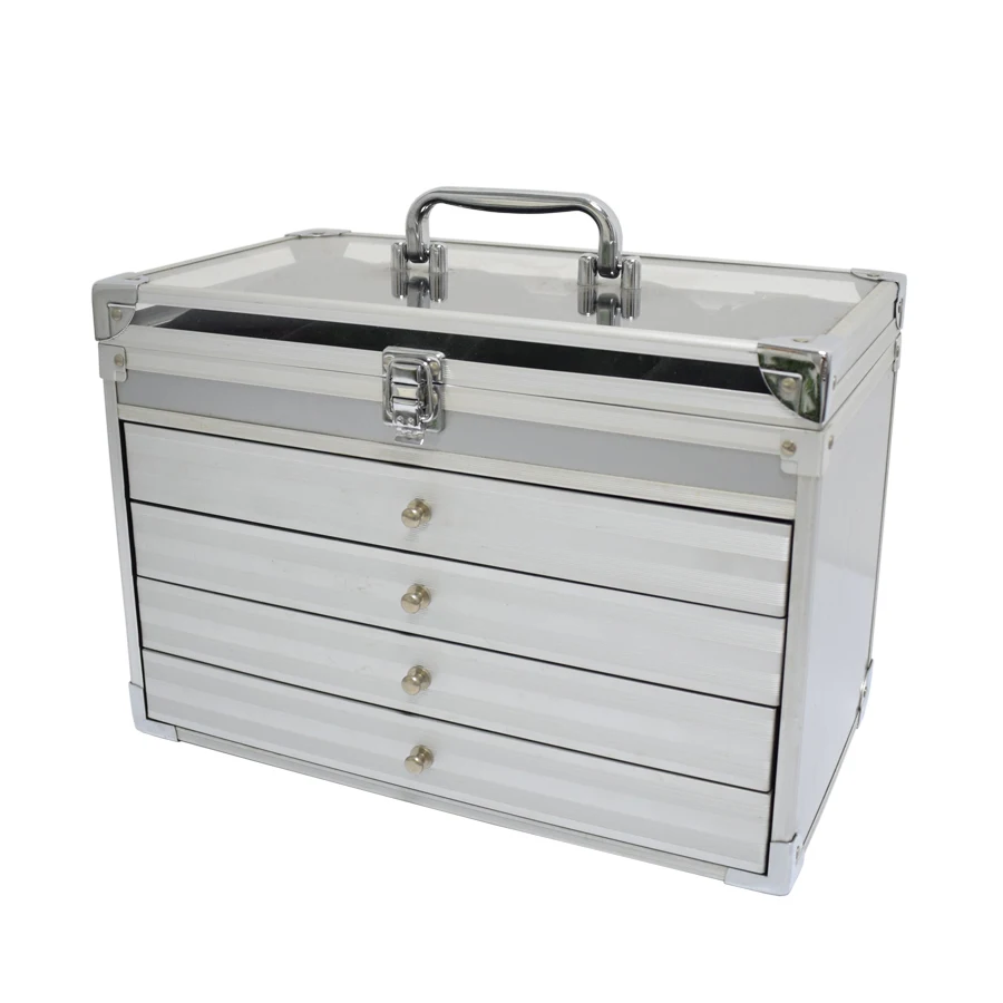 manufacturer aluminum watch case wholesale organization box portable aluminum travel watch case for men