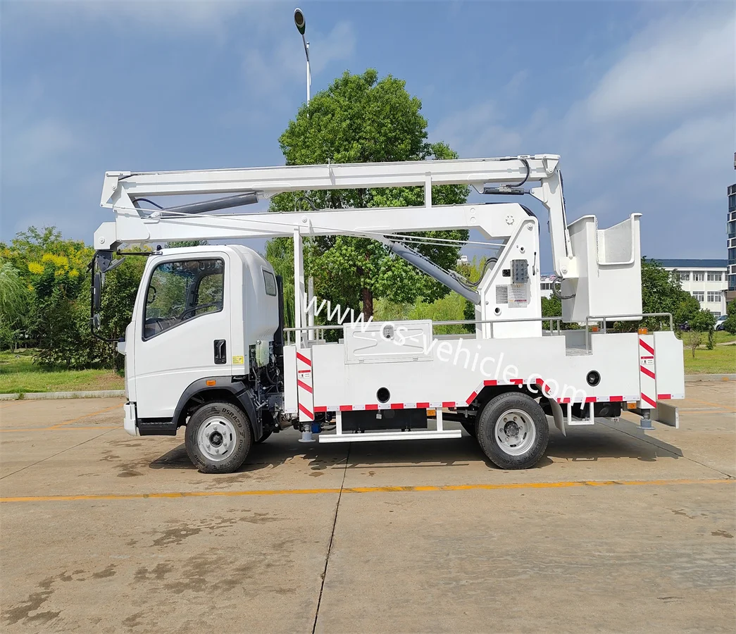 12M 14M 16M 18M Folding Arm High Altitude Operation Truck Aerial Platform Working Truck for Factory Price
