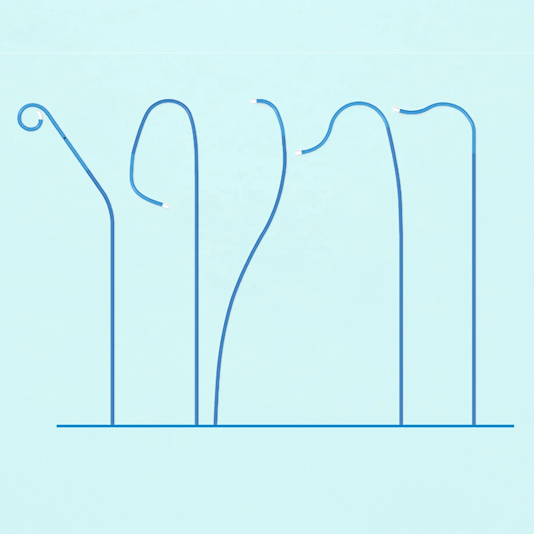 Tianck Medical supplies catheter cardiology interventional coronary CCTA 4F 5F 6F angiographic catheter