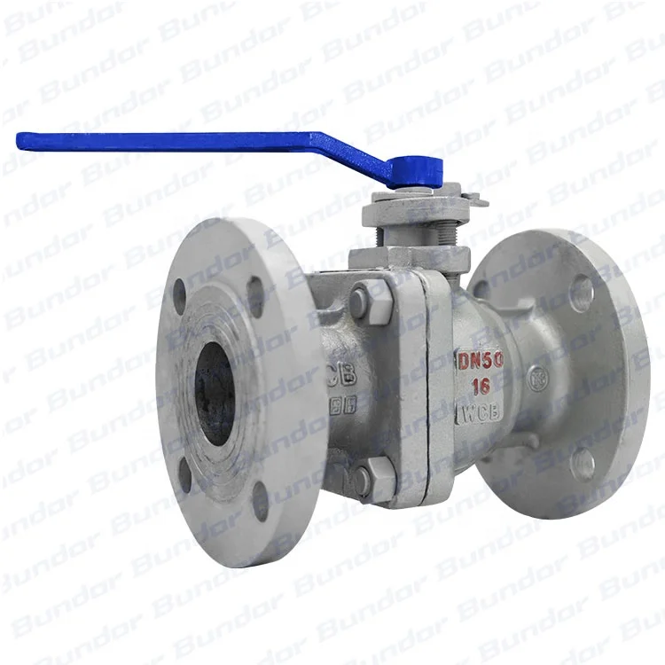 Bundor PN16 handle sleeve 1000wog WCB 5 inch Flanged DN25-DN250 Ball Valve