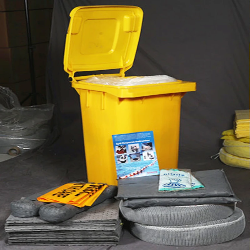 High Quality dimpled  perforated  40*50cm universal Absorbent Mat for cleaning the sodium hydroxide spill