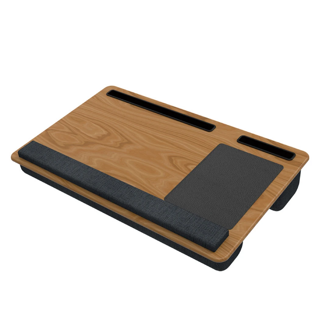 Newly Portable Laptop Pillow Table Riser Wood Knee Notebook Holder Lap Laptop Desk Wooden Laptop Stand