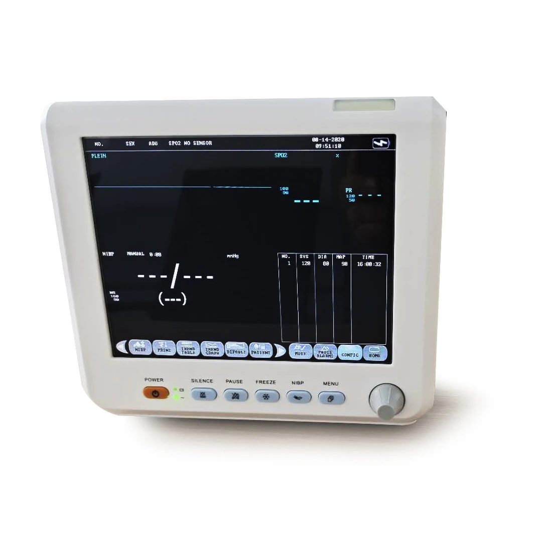 Портативный 8 дюймов настенное крепление сенсорный экран монитор для контроля за жизненно важными показателями монитор пациента для скорой помощи