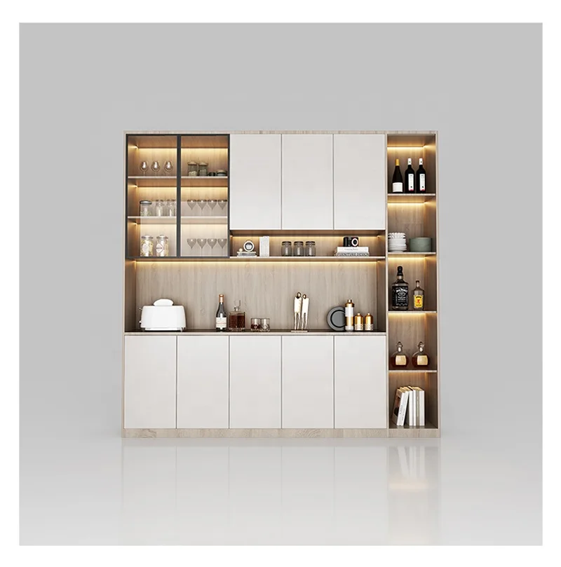 The whole house custom side cabinet wine cabinet against the wall modern simple tea living room dining room cabinet