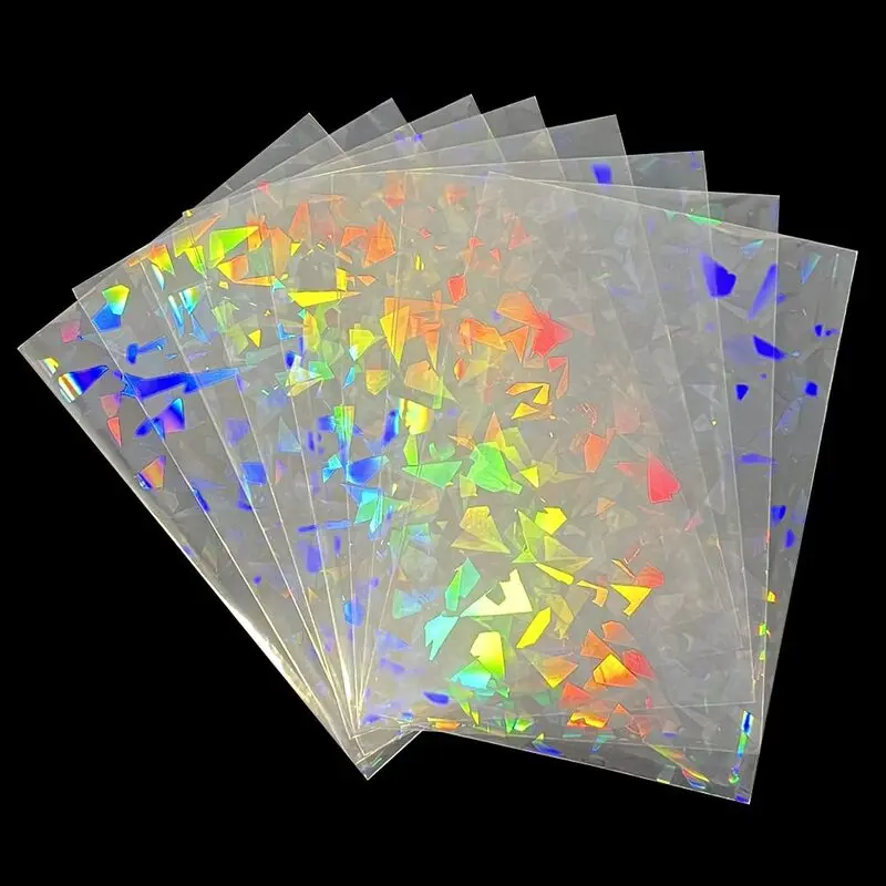 Plastic Clear Penny Trading Game Clear Hologram Holders Card Sleeve for MTG Yugioh