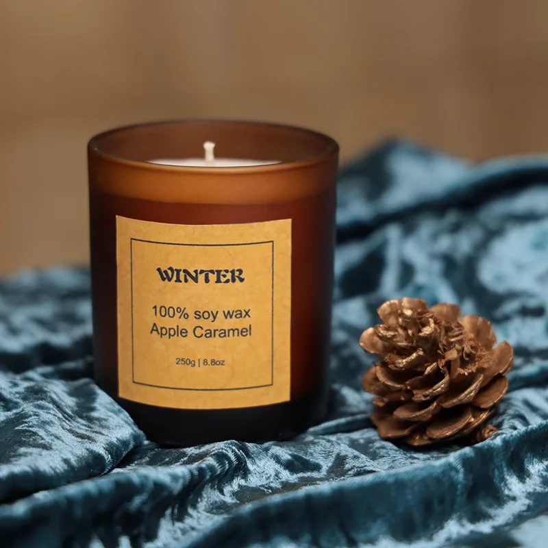 Scented candle manufacturing custom glasses for candles home fragrance candle wax soy natural