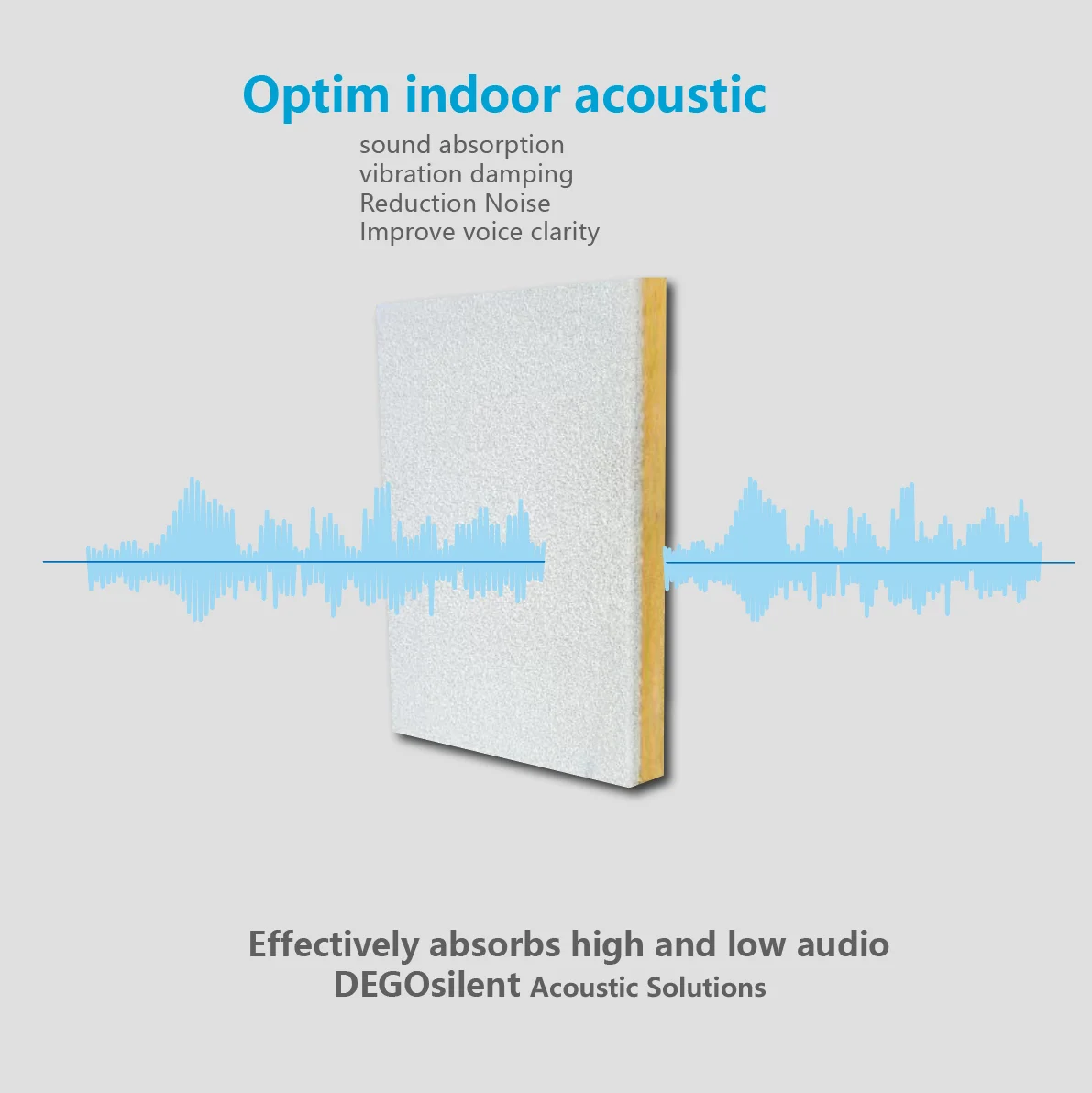 Seamless acoustic ceiling panel Minerial Wool  panels acoustic ceiling and wall panel systems