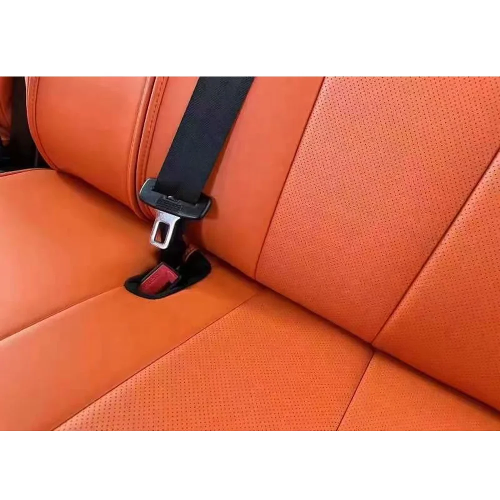 Fashion Sports Full Leather Four Seasons Car Seat Cover For Toyota Prado 2010-2021 2023