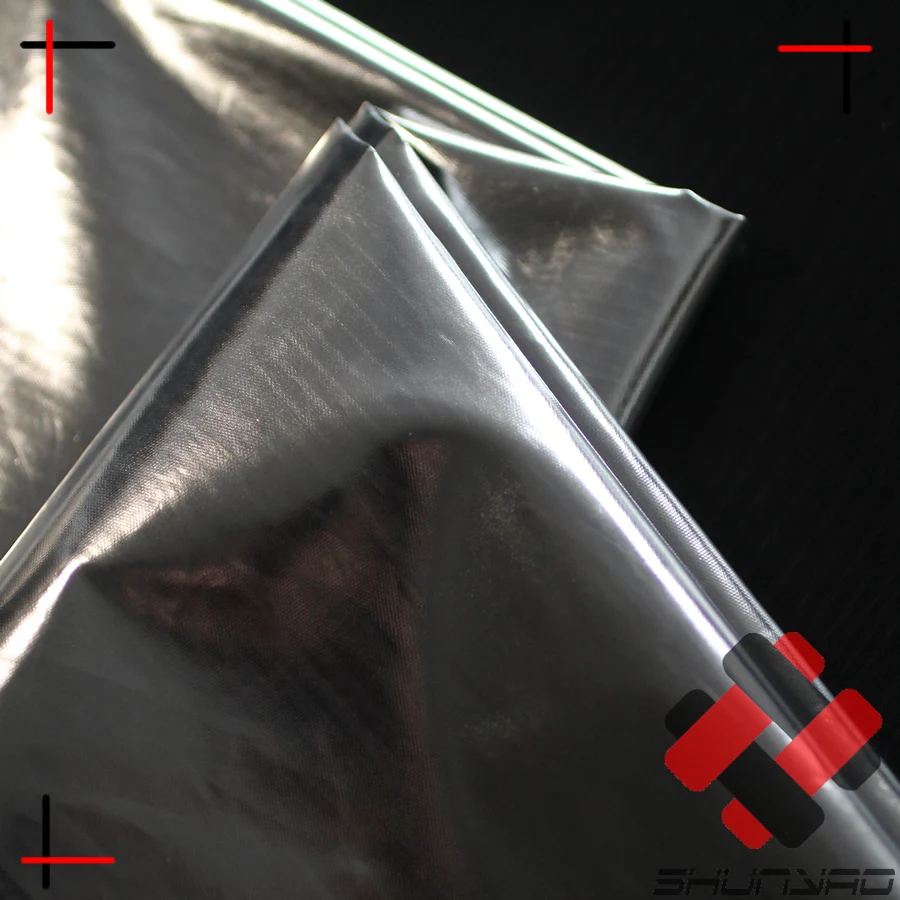 
blackout reflective sun shade silver mirror fabric for tent 