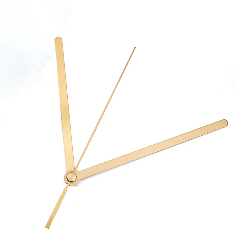 Copper Hands Brass Needles for Wall Clock Metal Pointers for Quartz Clock DIY Clock Accessories