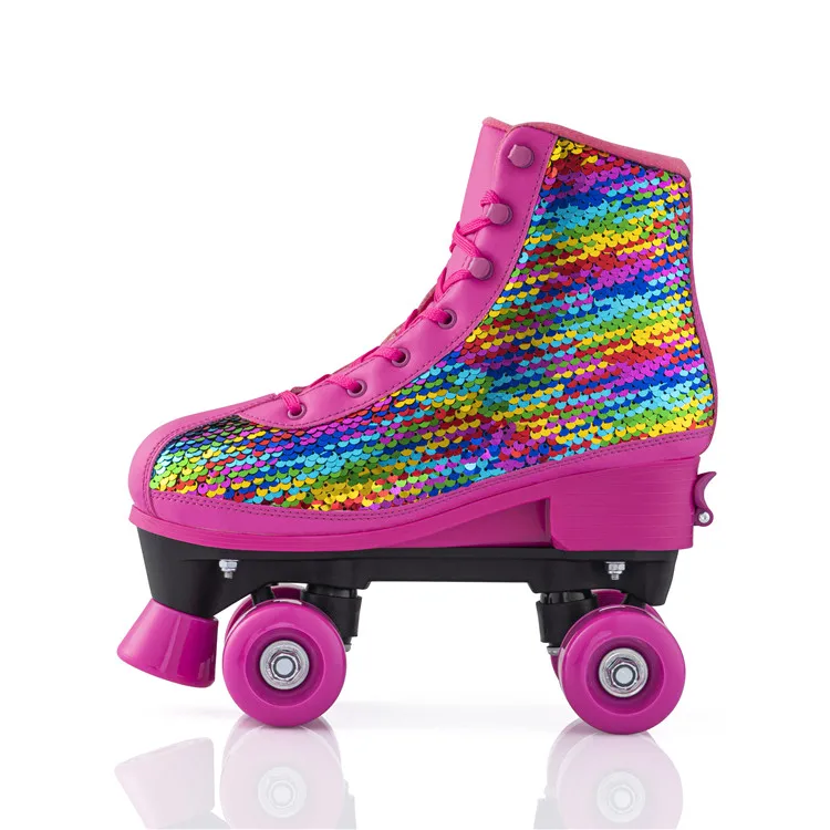 OEM 2021, лидер продаж, блестящие детские съемные роликовые коньки для начинающих