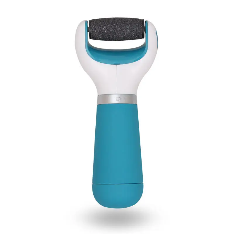 Pedicure Perfect USB Electronic Dry Foot File (Blue/Pink), Regular Coarse Roller Head for Feet, Removes Hard and Dead Skin