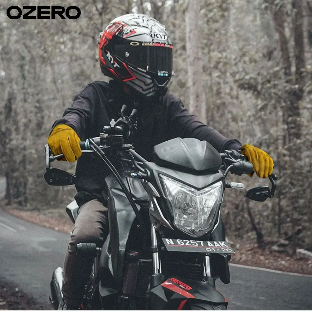 OZERO Fashion Party Windproof Factory Split Cowhide Breathable Fashion Wool Gloves