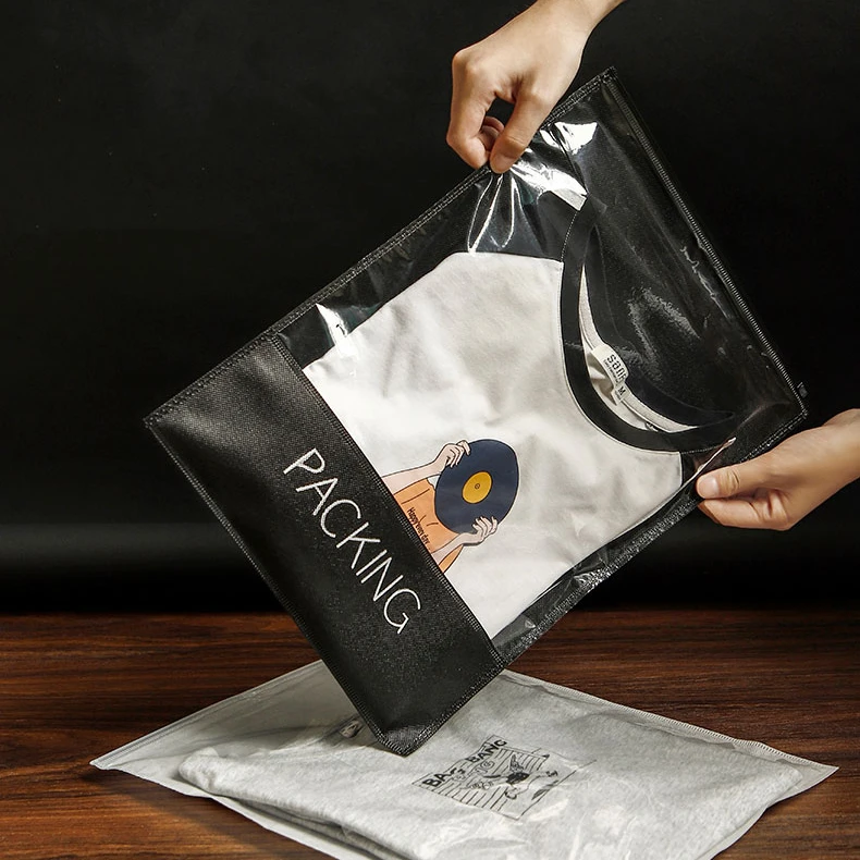 Custom Printing EVA Frosted pp zipper bags ziplock bags shipping bags for clothing LOGO