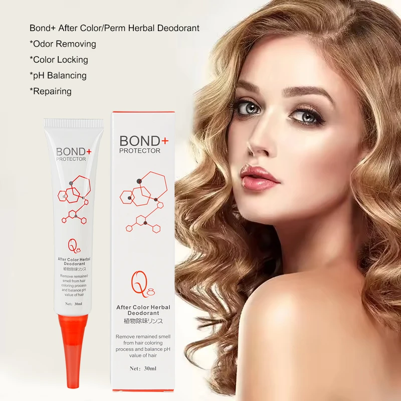 Q8 30ml Bond+ Protector After Color Herbal Deodorant Hair Dye Cream Ammonia Perm Smell Remover