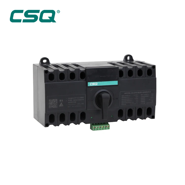 Автоматический переключатель MCB 63A 220V AC PC класса Dual Power